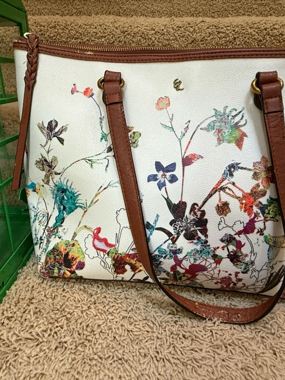 Elliott Lucca Floral Aria Bouquet Large Tote - Picture 2 of 6
